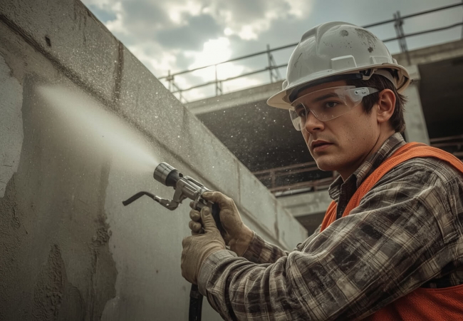 Мокрое торкретирование