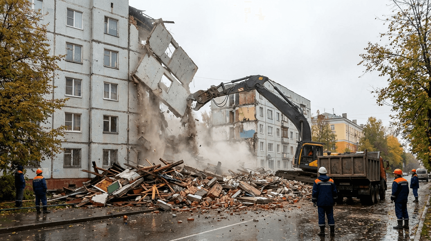 Разрушенные стены